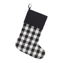 Load image into Gallery viewer, Buffalo Check Christmas Stocking