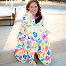 Load image into Gallery viewer, Personalized Leopard Print Blanket