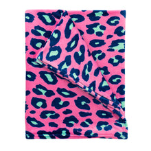 Load image into Gallery viewer, Personalized Leopard Print Blanket