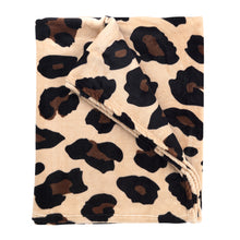 Load image into Gallery viewer, Personalized Leopard Print Blanket