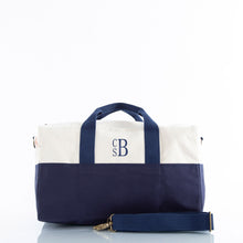Load image into Gallery viewer, Navy Kids Weekender Bag