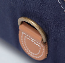 Load image into Gallery viewer, Navy Striped Weekender Bag