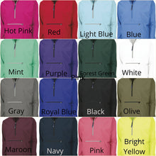 Load image into Gallery viewer, Monogrammed Rain Jacket | Quarter Zip Rain Coat | Pack N Go Rain Jacket