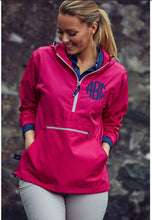 Load image into Gallery viewer, Monogrammed Rain Jacket | Quarter Zip Rain Coat | Pack N Go Rain Jacket