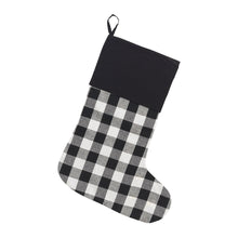 Load image into Gallery viewer, Personalized Buffalo Check Christmas Stocking