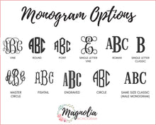 Load image into Gallery viewer, Monogrammed Seersucker Backpack