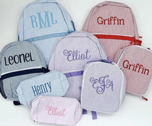 Load image into Gallery viewer, Seersucker Lunch Bags