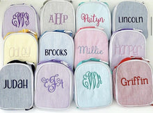 Load image into Gallery viewer, Seersucker Lunch Bags