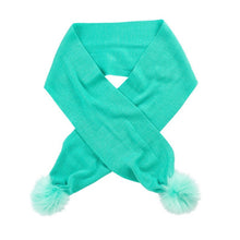 Load image into Gallery viewer, Monogrammed pom pom scarf for kids
