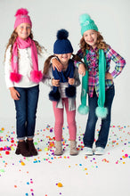 Load image into Gallery viewer, Monogrammed pom pom scarf for kids