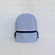 Load image into Gallery viewer, Seersucker Toddler Preschool Backpack
