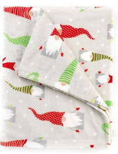 Load image into Gallery viewer, Personalized Christmas Gnome Blanket | Plush Polyester Throw

