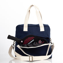 Load image into Gallery viewer, Monogrammed Canvas Pickleball Bag | Personalized Sports Tote
