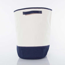 Load image into Gallery viewer, Monogrammed Canvas Laundry Hamper | Nursery Toy Storage
