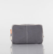 Load image into Gallery viewer, Grey Dopp Kit Toiletry Bag
