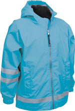 Load image into Gallery viewer, Personalized Toddler Rain Jacket - Personalized Rain Coat - Lightweight - Unisex Style - Reflective
